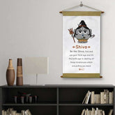 Scroll with Be Like Shiva Printed